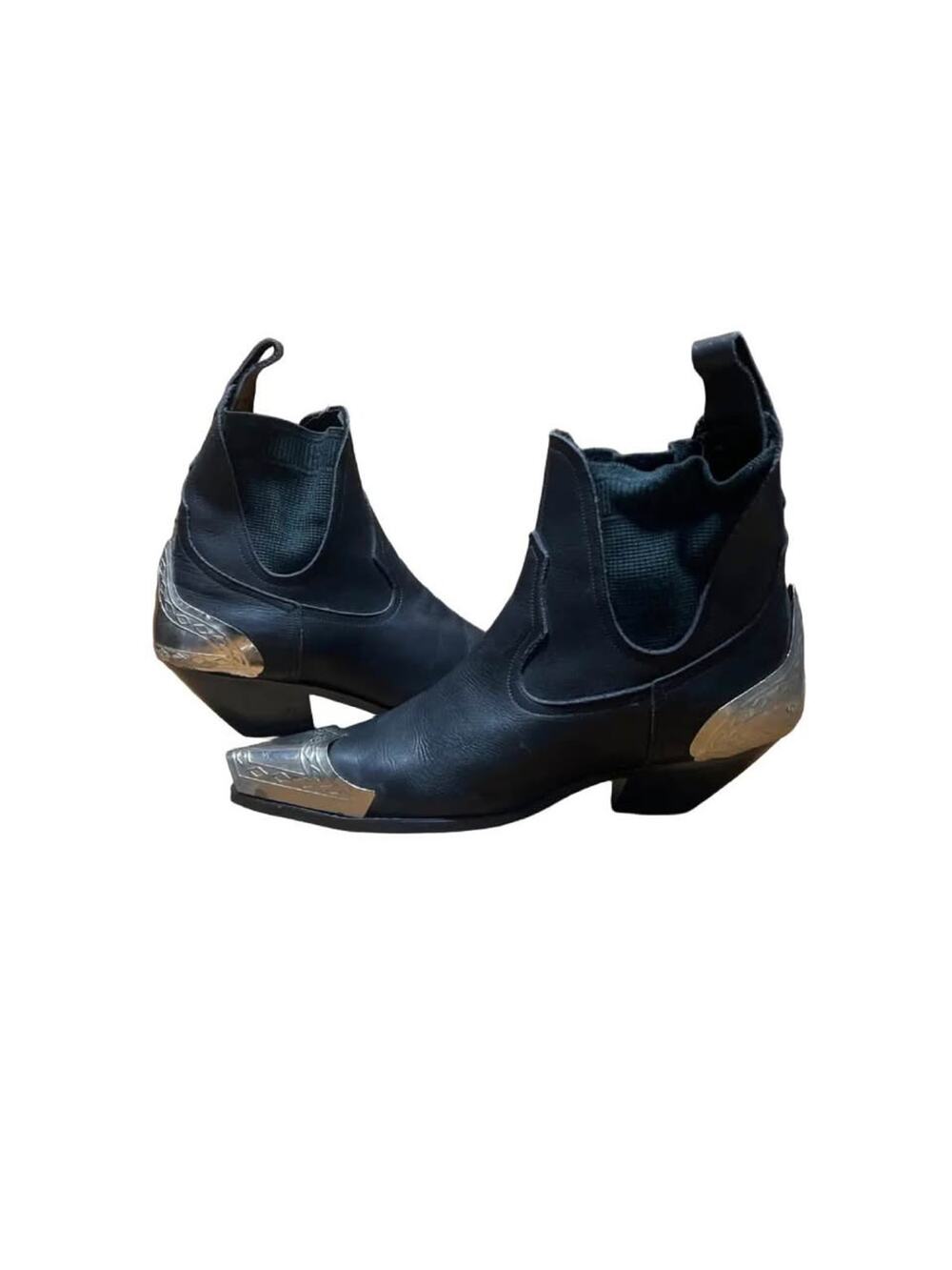 Men’s Marley of London Vintage Pointed-toe western Bootie UK7/8US